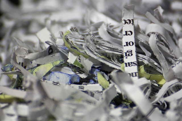 Shredded Paper Multiple Imputation